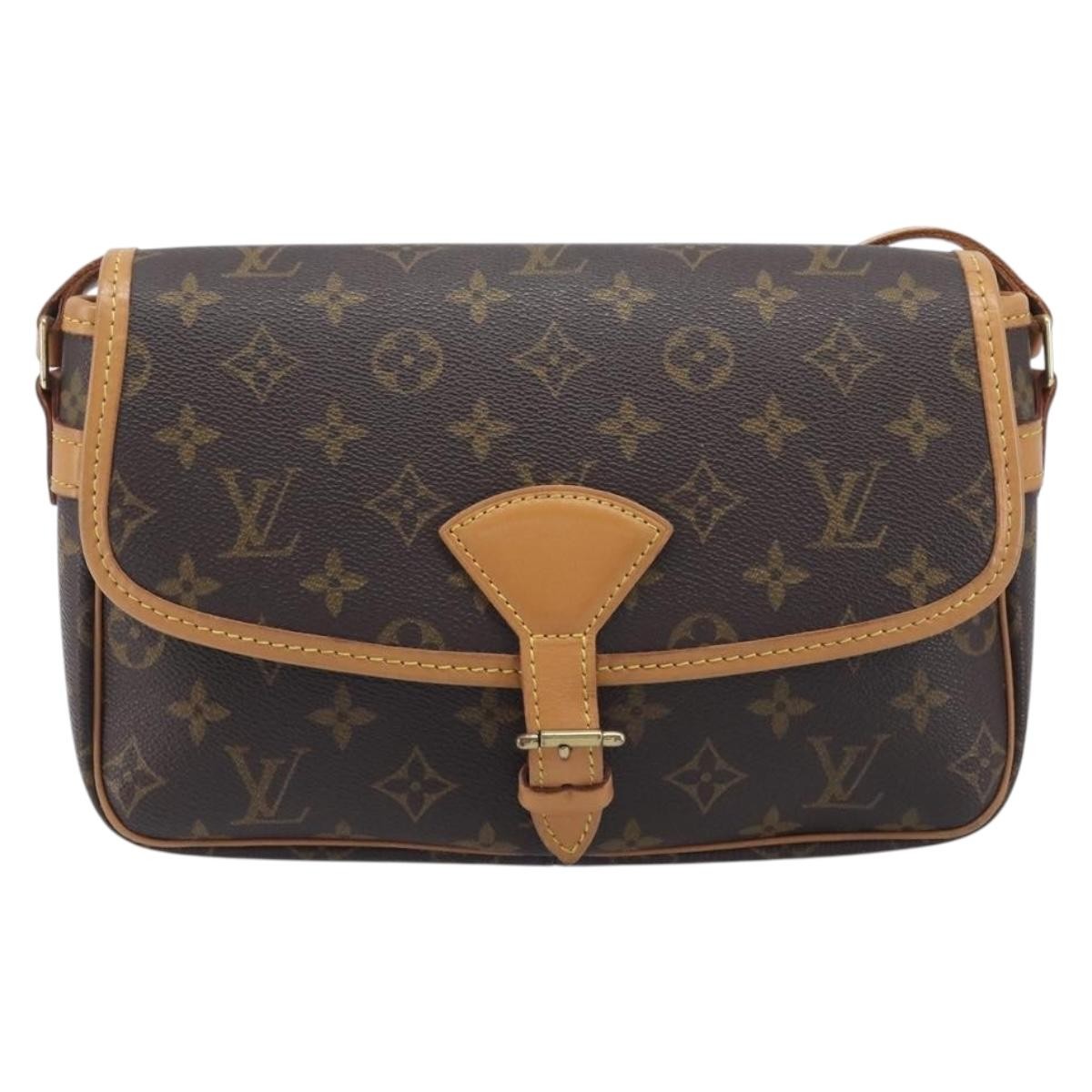 Louis Vuitton Sologne Monogram Canvas Brown Canvas Handbag (Pre-Owned)