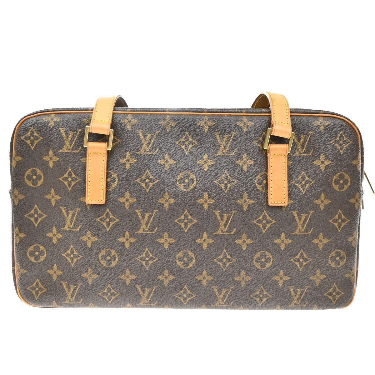 Louis Vuitton Cite Monogram Canvas Brown Canvas Handbag (Pre-Owned)