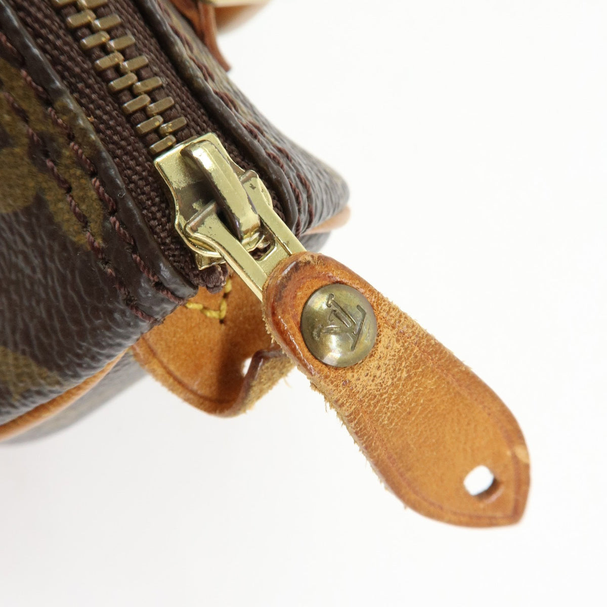 Louis Vuitton Speedy Mini Hl Monogram Canvas Brown Canvas Handbag (Pre-Owned)