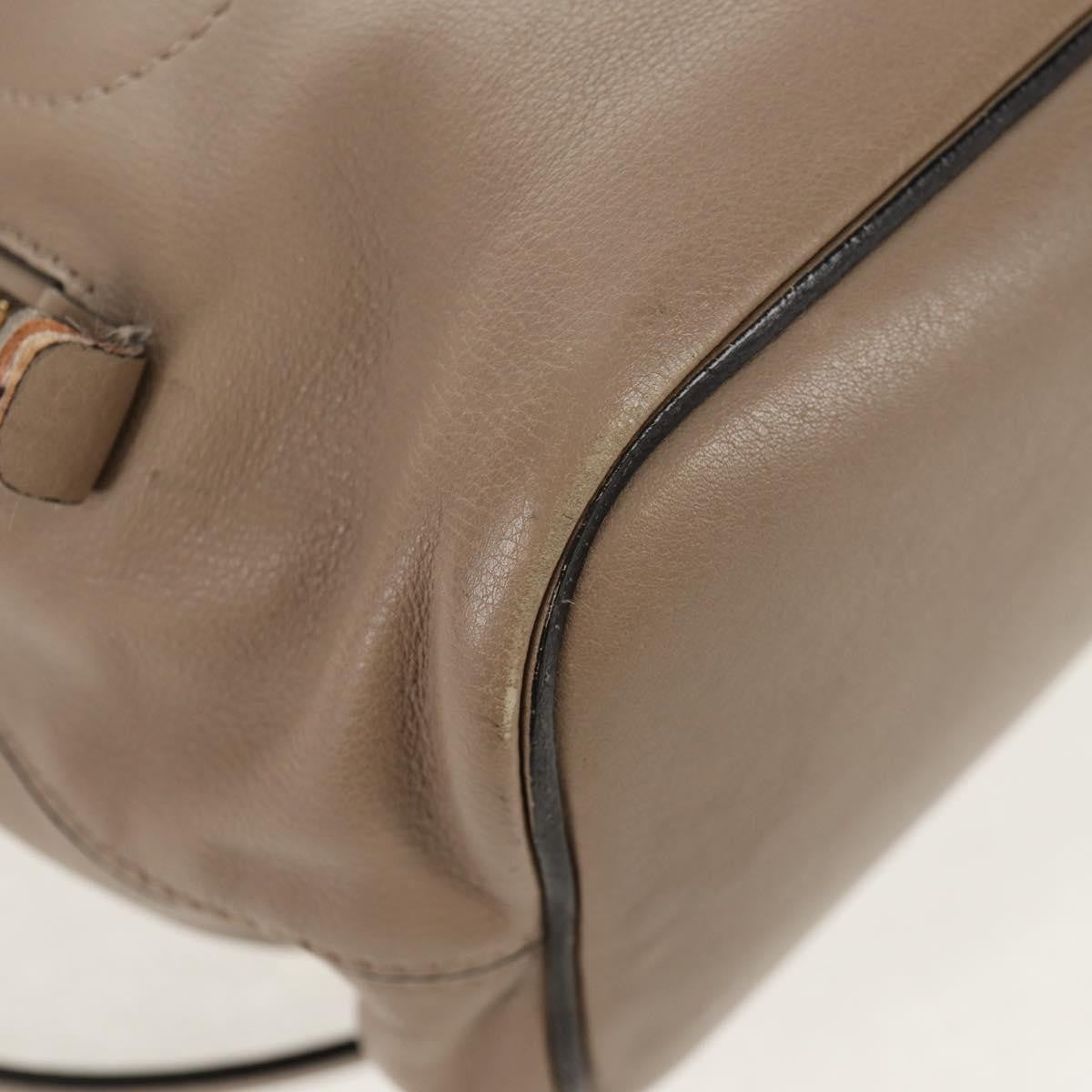 Chloe Faye Leather And Suede Beige Suede Backpack Bag (Pre-Owned)