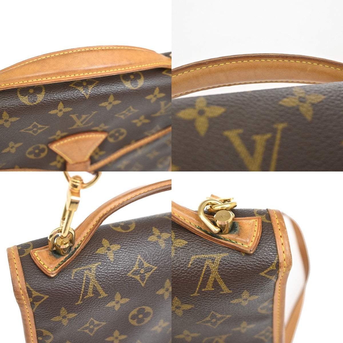 Louis Vuitton Beverly Monogram Canvas Brown Canvas Briefcase Bag (Pre-Owned)