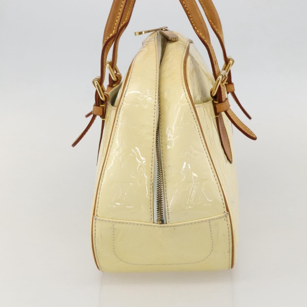 Louis Vuitton Summit Drive Monogram Vernis Yellow Patent_Leather Handbag (Pre-Owned)