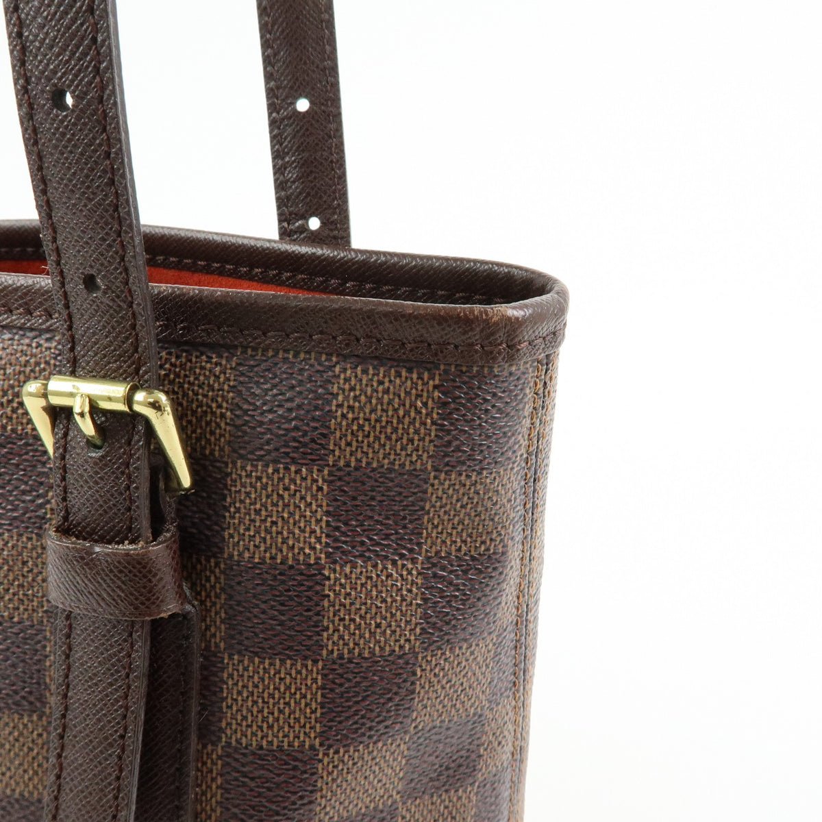Louis Vuitton Marais Bucket Damier Brown Canvas Handbag (Pre-Owned)