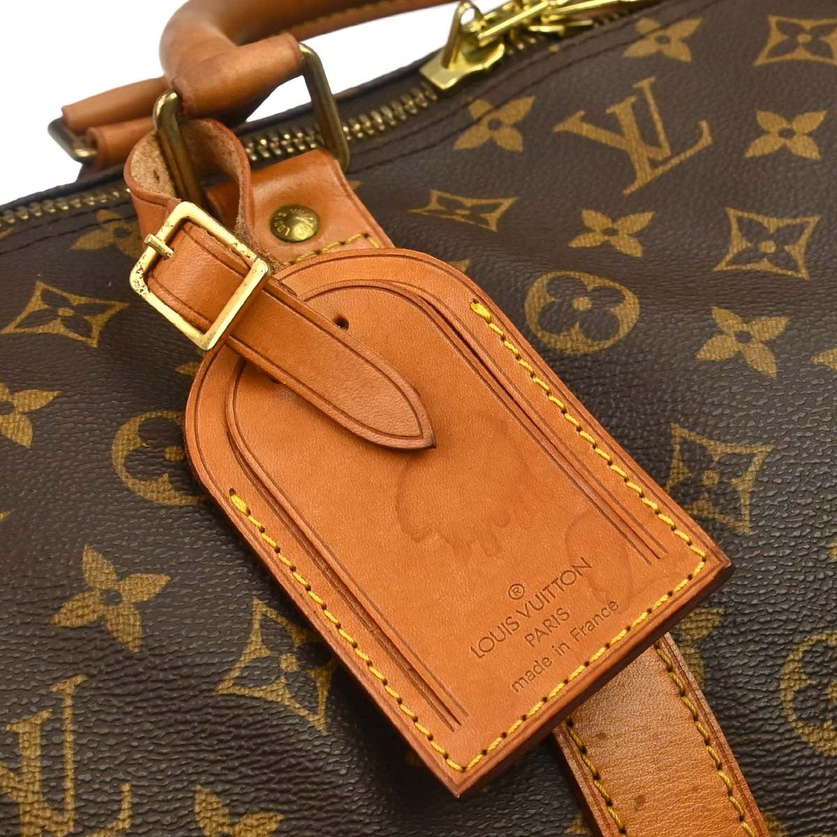 Louis Vuitton Keepall Monogram Canvas Brown Canvas Travel Bag Bag (Pre-Owned)