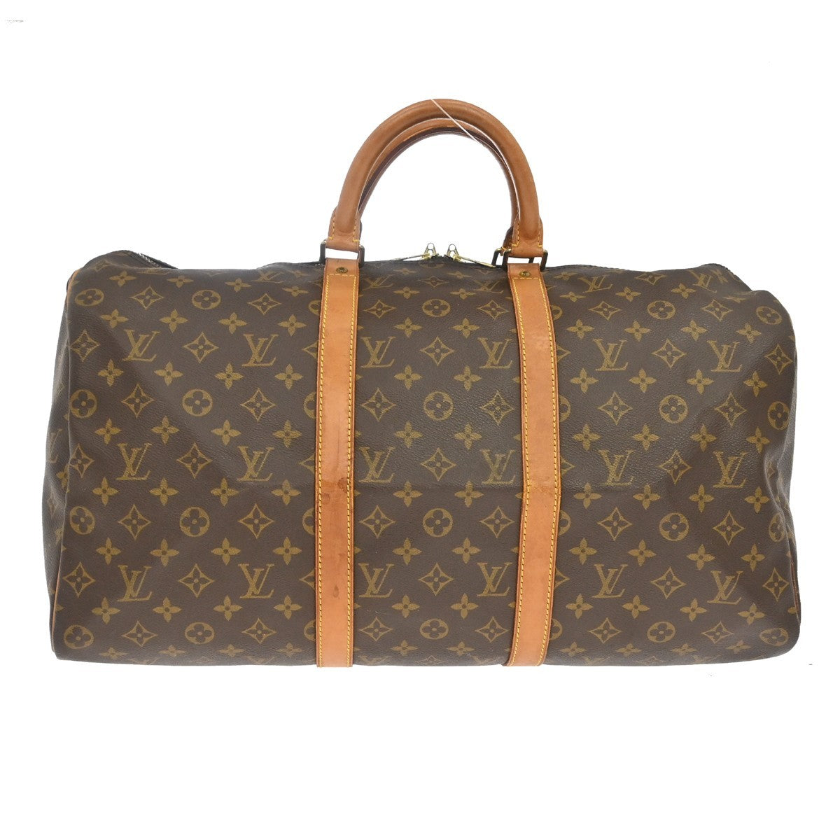 Louis Vuitton Keepall Monogram Canvas Brown Canvas Travel Bag Bag (Pre-Owned)