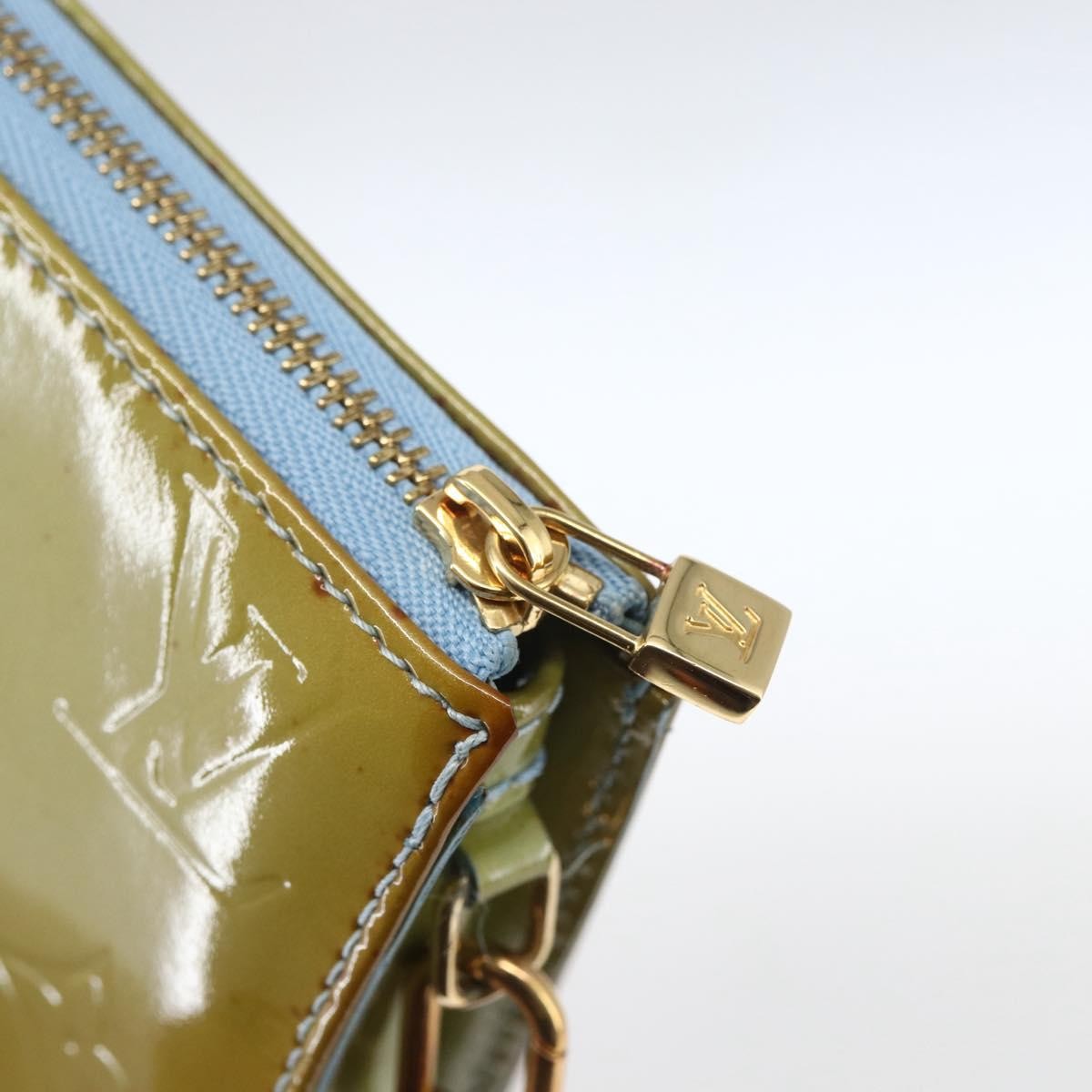 Louis Vuitton Lexington Pochette Monogram Vernis Blue Patent_Leather Clutche & Pouche Bag (Pre-Owned)