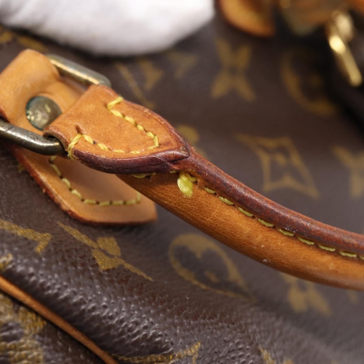 Louis Vuitton Speedy Mini Hl Monogram Canvas Brown Canvas Handbag (Pre-Owned)