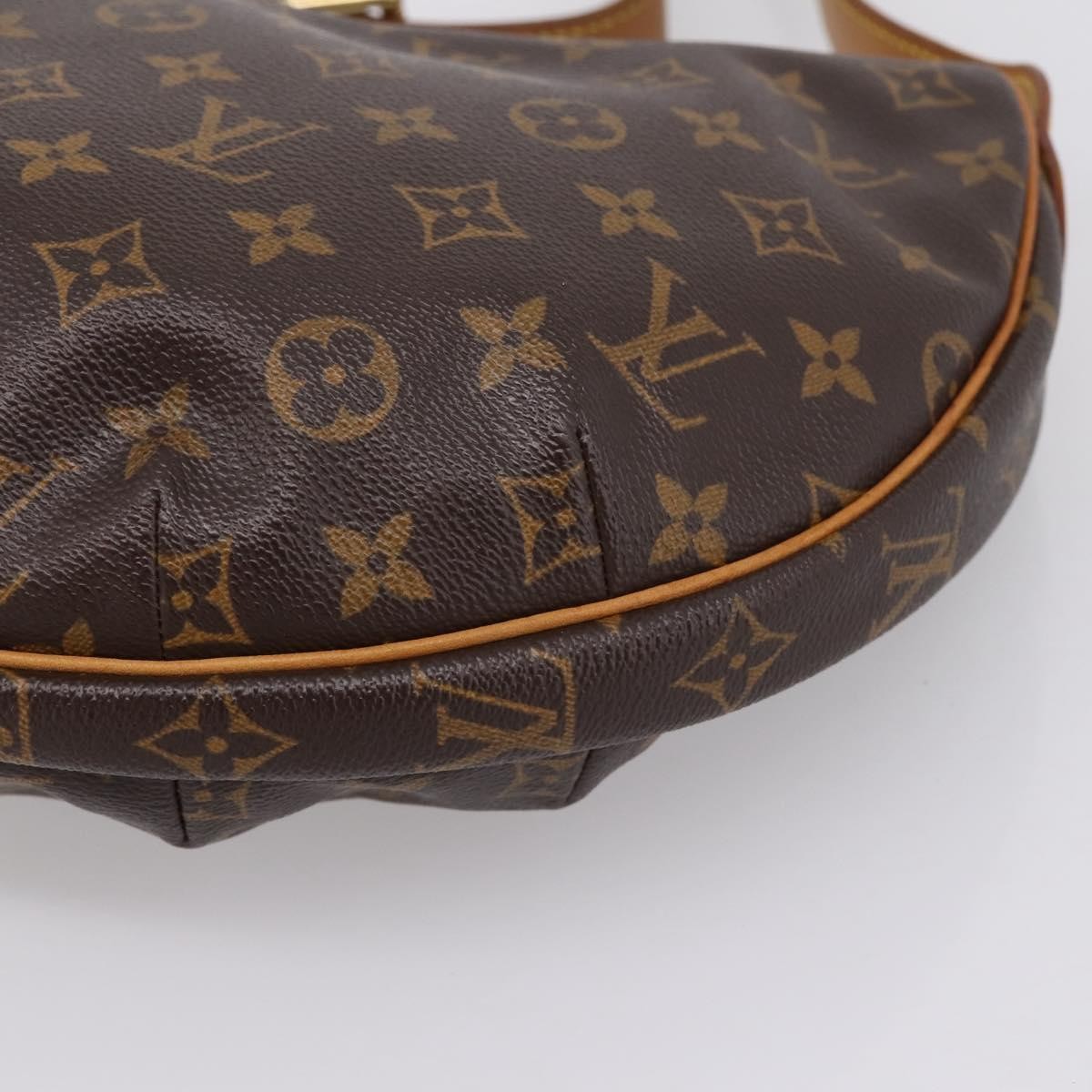 Louis Vuitton Croissant Monogram Canvas Brown Canvas Handbag (Pre-Owned)
