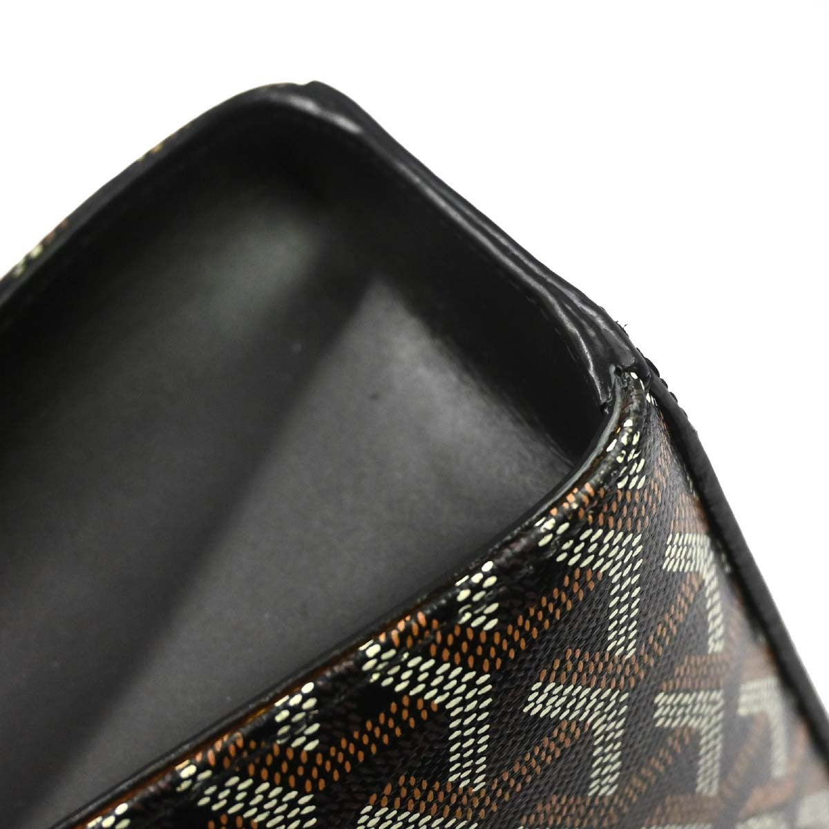 Goyard Comores Coated Canvas Black Canvas Tote Bag Bag (Pre-Owned)