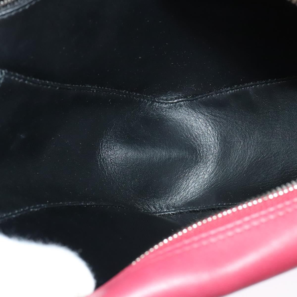 Balenciaga Triangle Duffle Leather Red Leather Handbag (Pre-Owned)