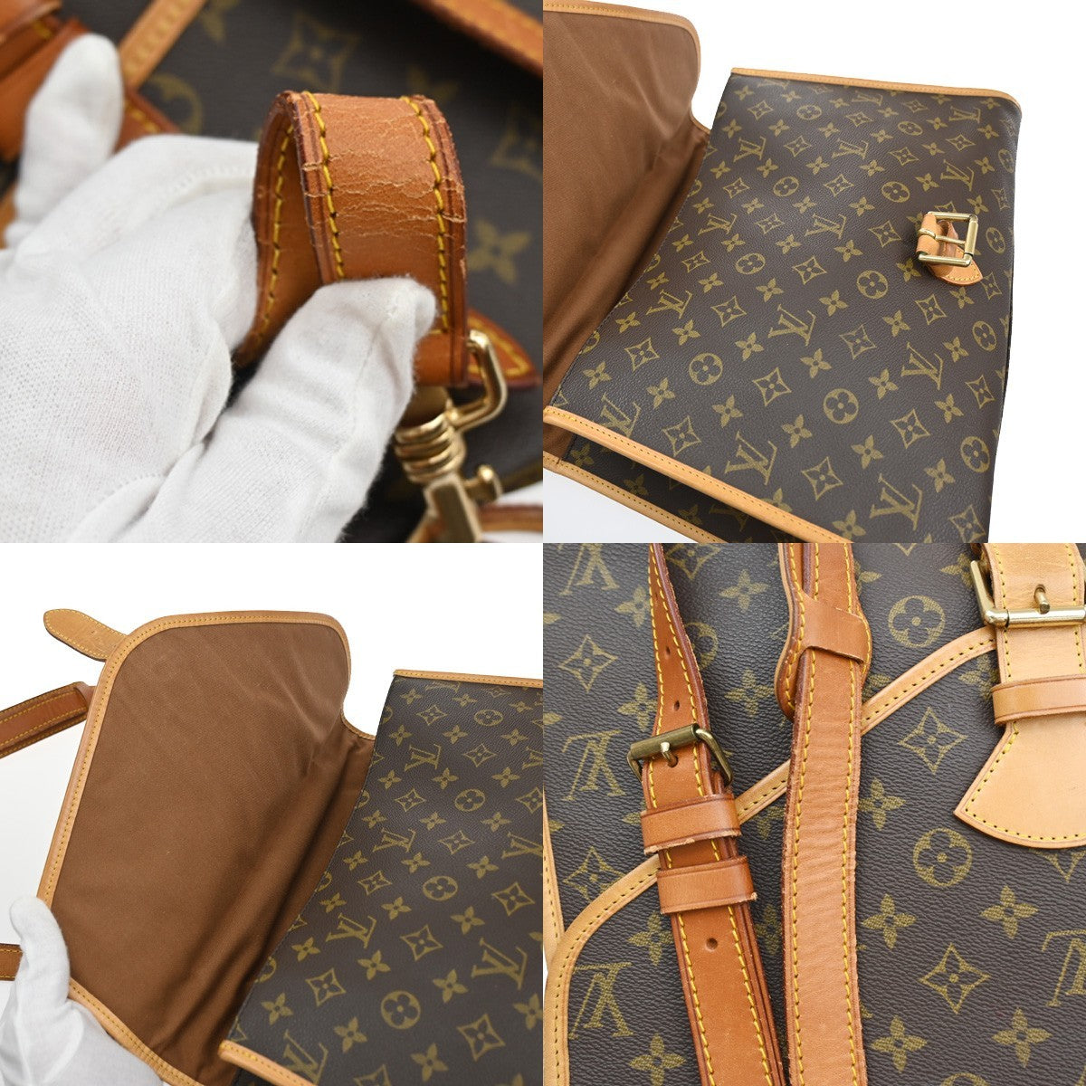 Louis Vuitton Beverly Monogram Canvas Brown Canvas Briefcase Bag (Pre-Owned)