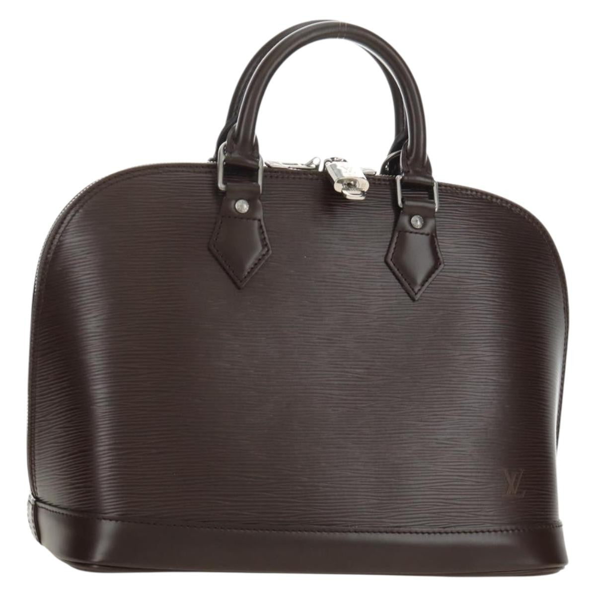Louis Vuitton Alma Epi Leather Brown Leather Handbag (Pre-Owned)