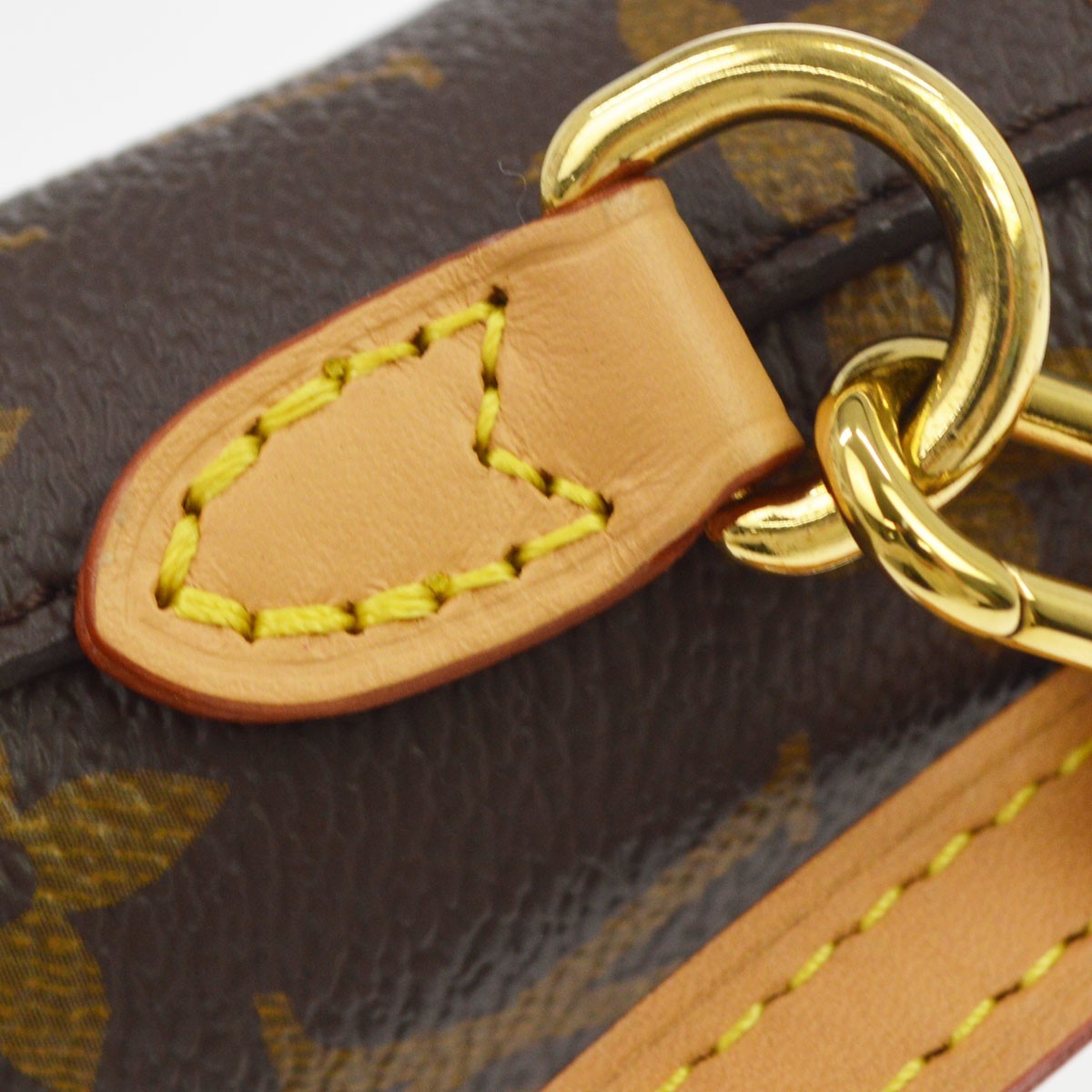 Louis Vuitton Fold Me Monogram Canvas Brown Canvas Clutche & Pouche Bag (Pre-Owned)