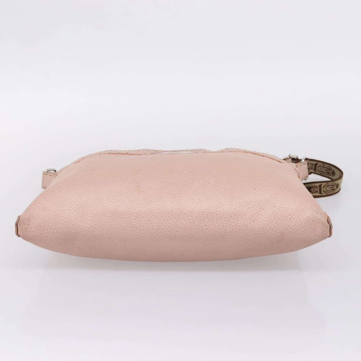 Fendi Selleria Leather Pink Leather Crossbody Bag Bag (Pre-Owned)