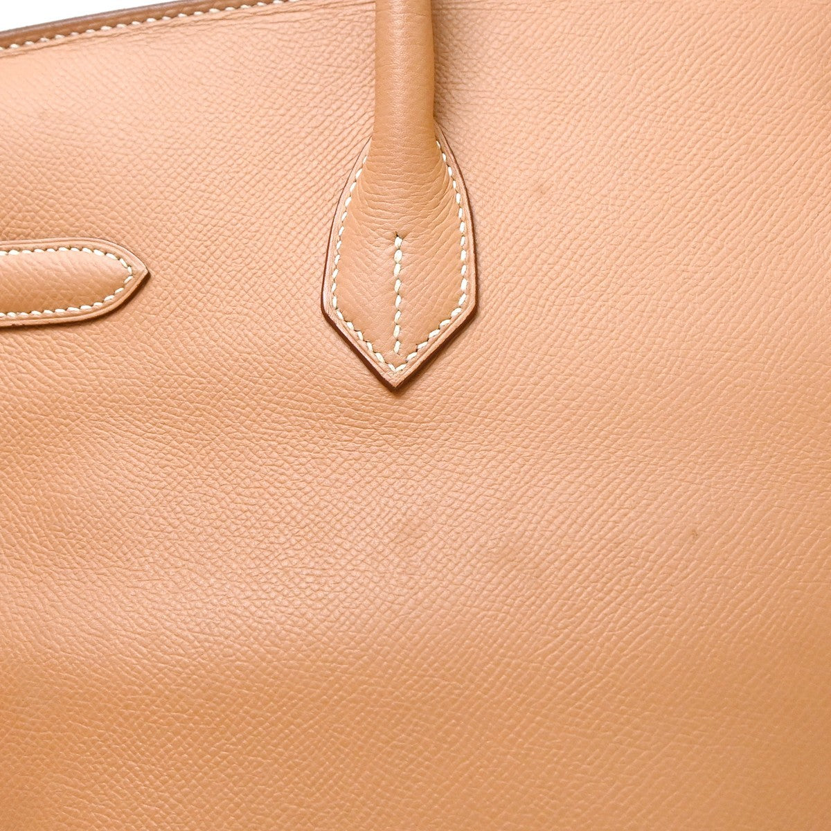 Hermes Birkin Epsom Beige Leather Handbag (Pre-Owned)