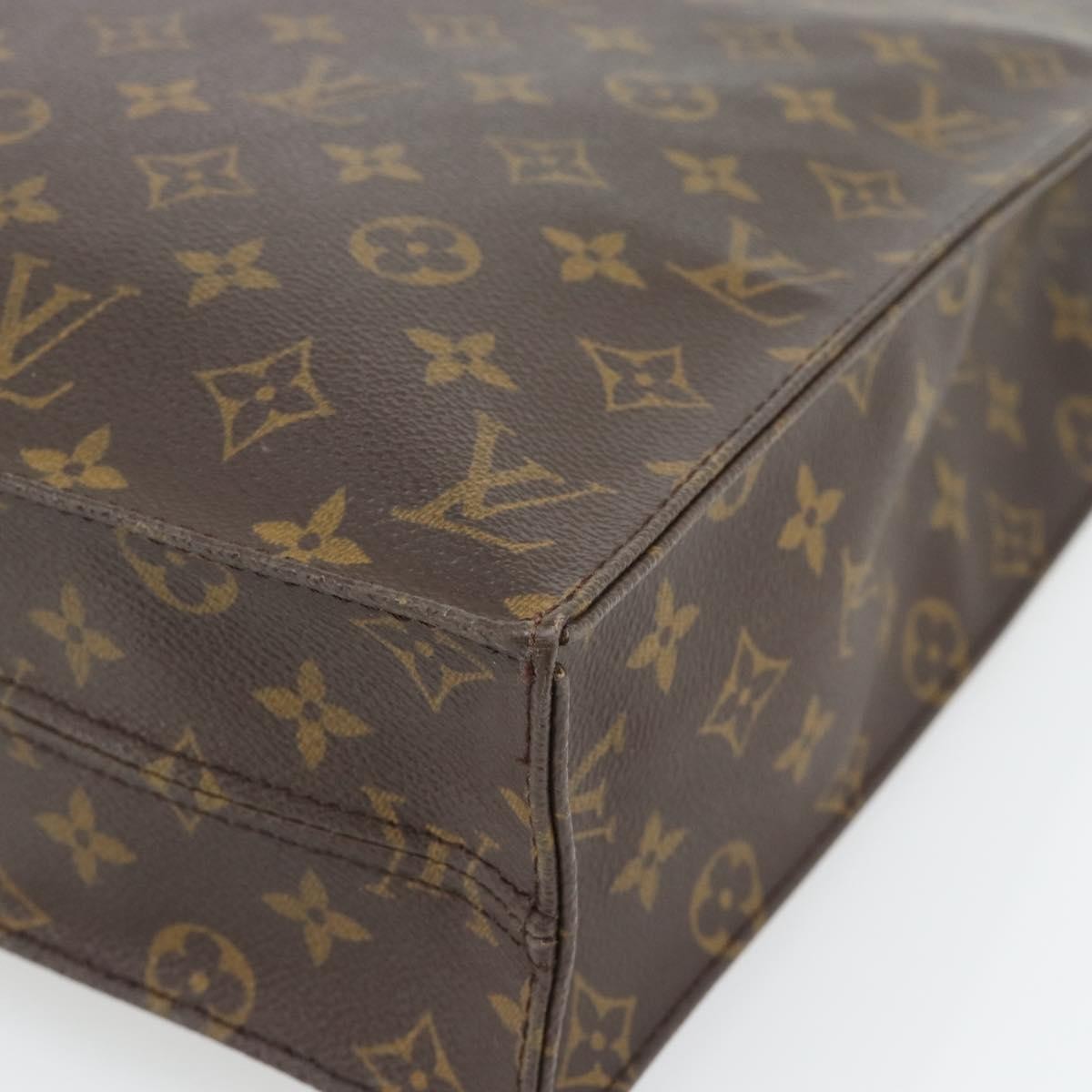 Louis Vuitton Vintage Sac Plat Monogram Canvas Brown Canvas Handbag (Pre-Owned)