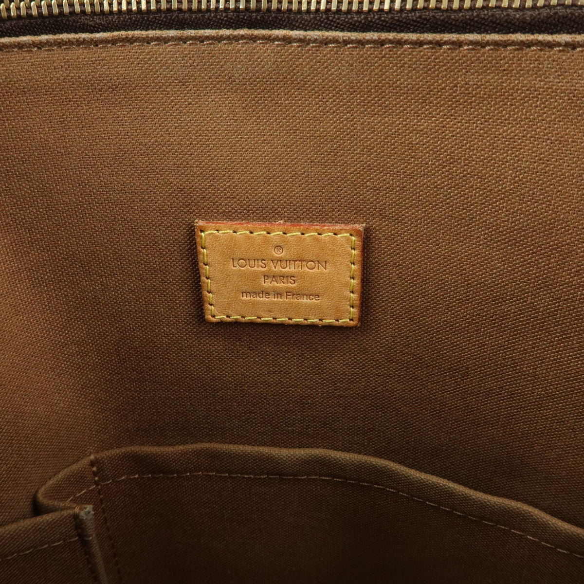 Louis Vuitton Cabas Beaubourg Monogram Canvas Brown Canvas Tote Bag Bag (Pre-Owned)