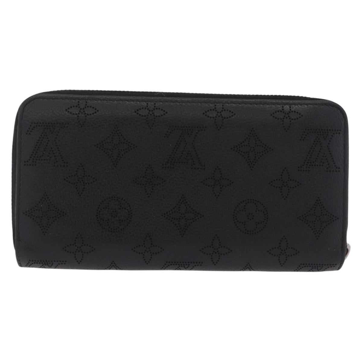 Louis Vuitton Zippy Mahina Leather Black Leather Wallets Accessory (Pre-Owned)