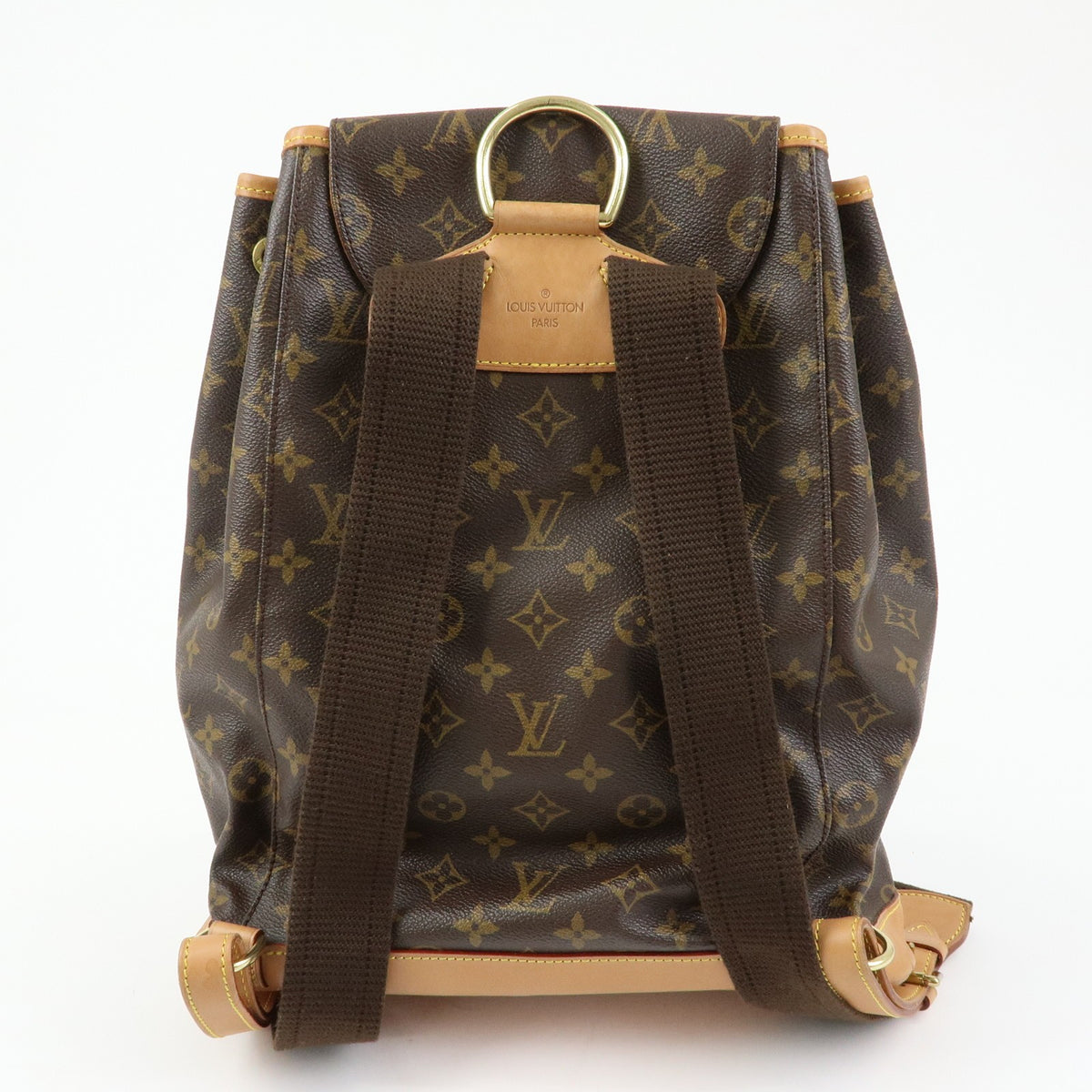 Louis Vuitton Vintage Montsouris Monogram Canvas Brown Canvas Backpack Bag (Pre-Owned)
