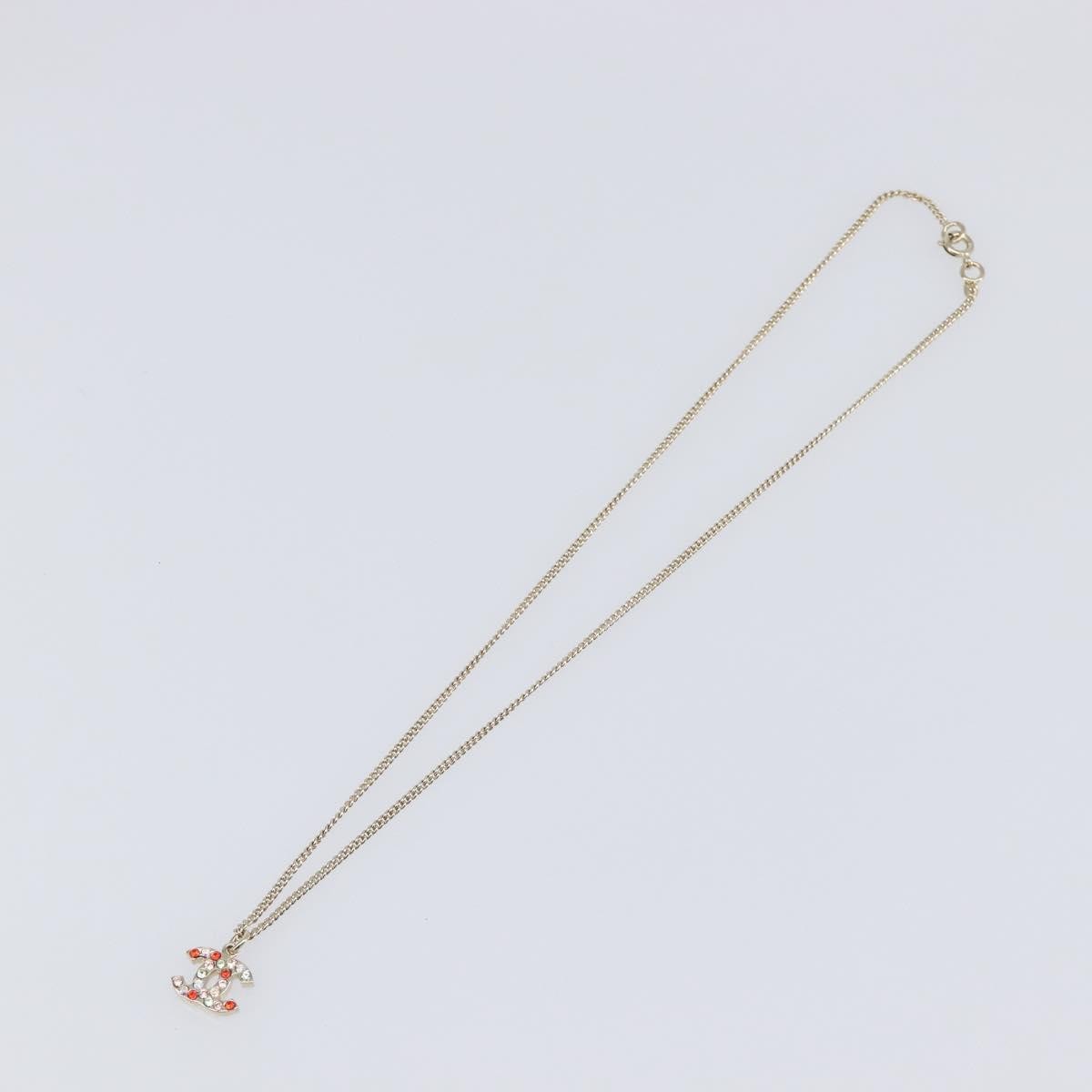 Chanel Rainbow Cc Pendant Metal And Crystals Multicolour Metal Necklace Jewelry (Pre-Owned)