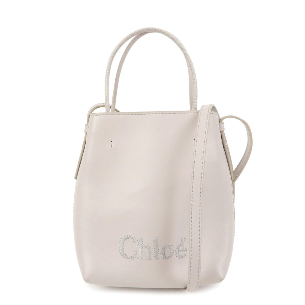 Chloe Sense Leather Pink Leather Tote Bag Bag (Pre-Owned)