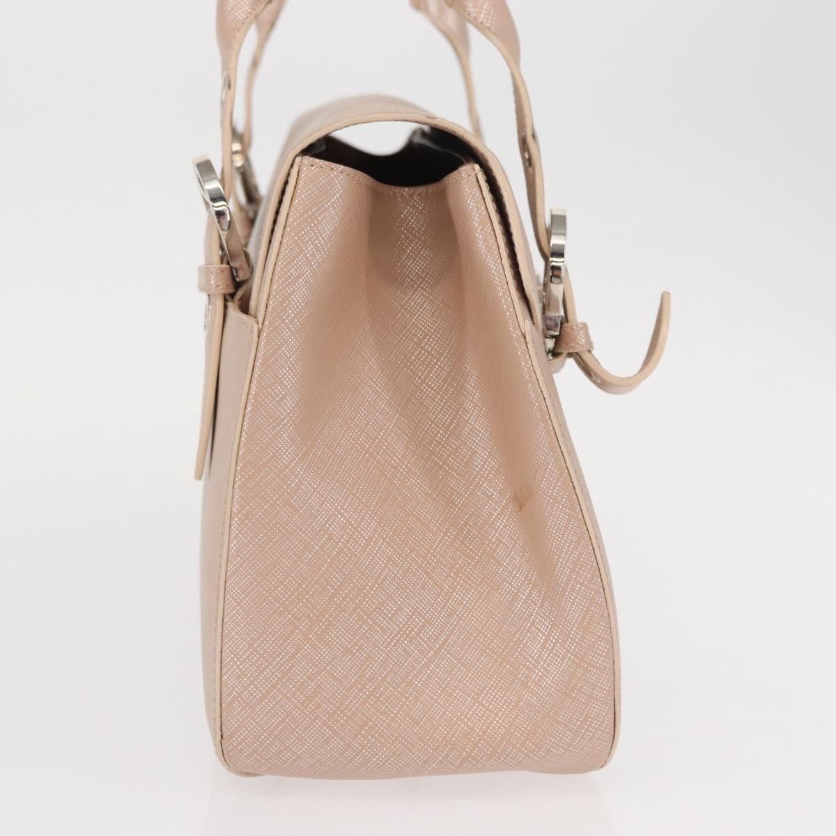 Salvatore Ferragamo Gancini Leather Pink Leather Shoulder Bag Bag (Pre-Owned)