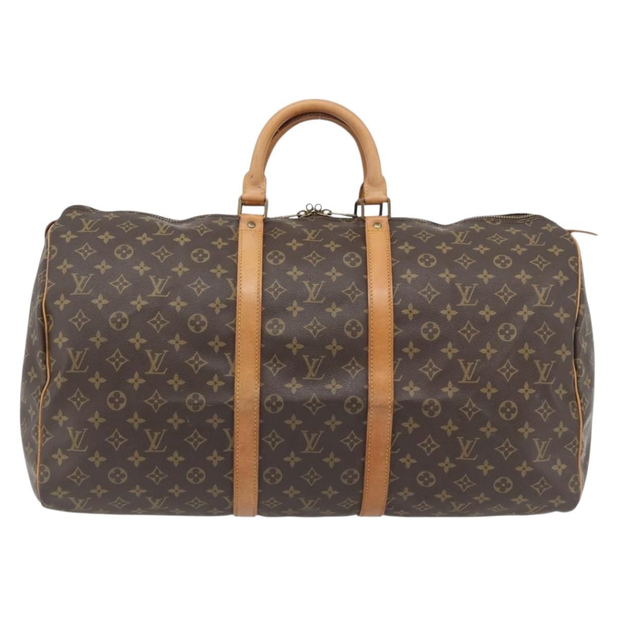 Louis Vuitton Keepall Monogram Canvas Multicolour Canvas Travel Bag Bag (Pre-Owned)