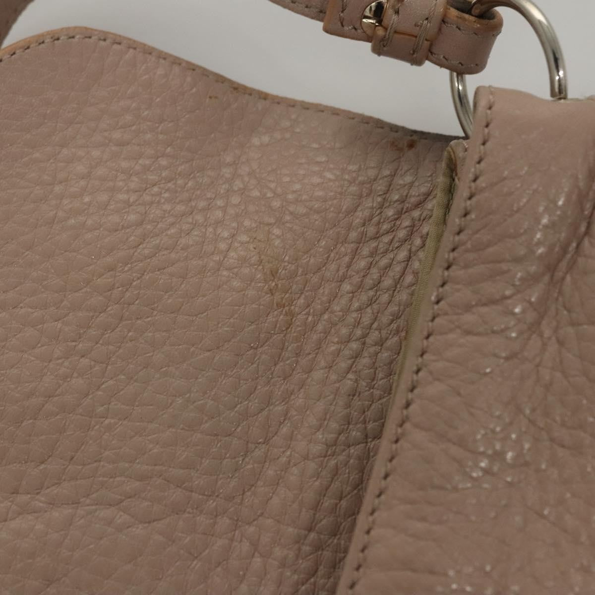 Chloe Lily Leather Pink Leather Handbag (Pre-Owned)