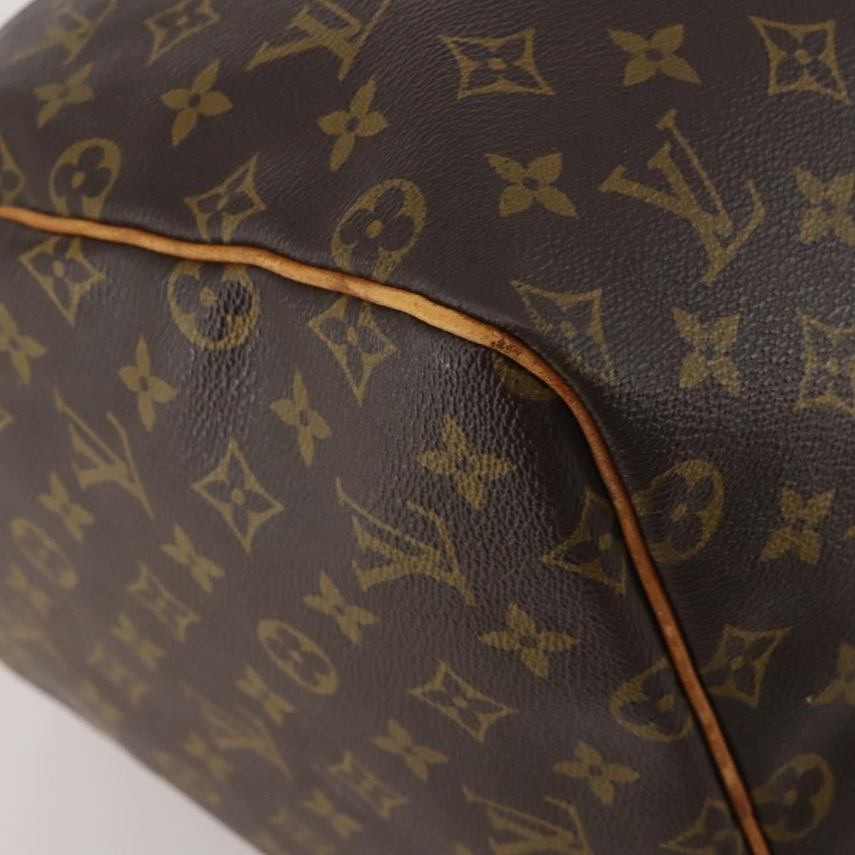 Louis Vuitton Keepall Monogram Canvas Brown Canvas Travel Bag Bag (Pre-Owned)