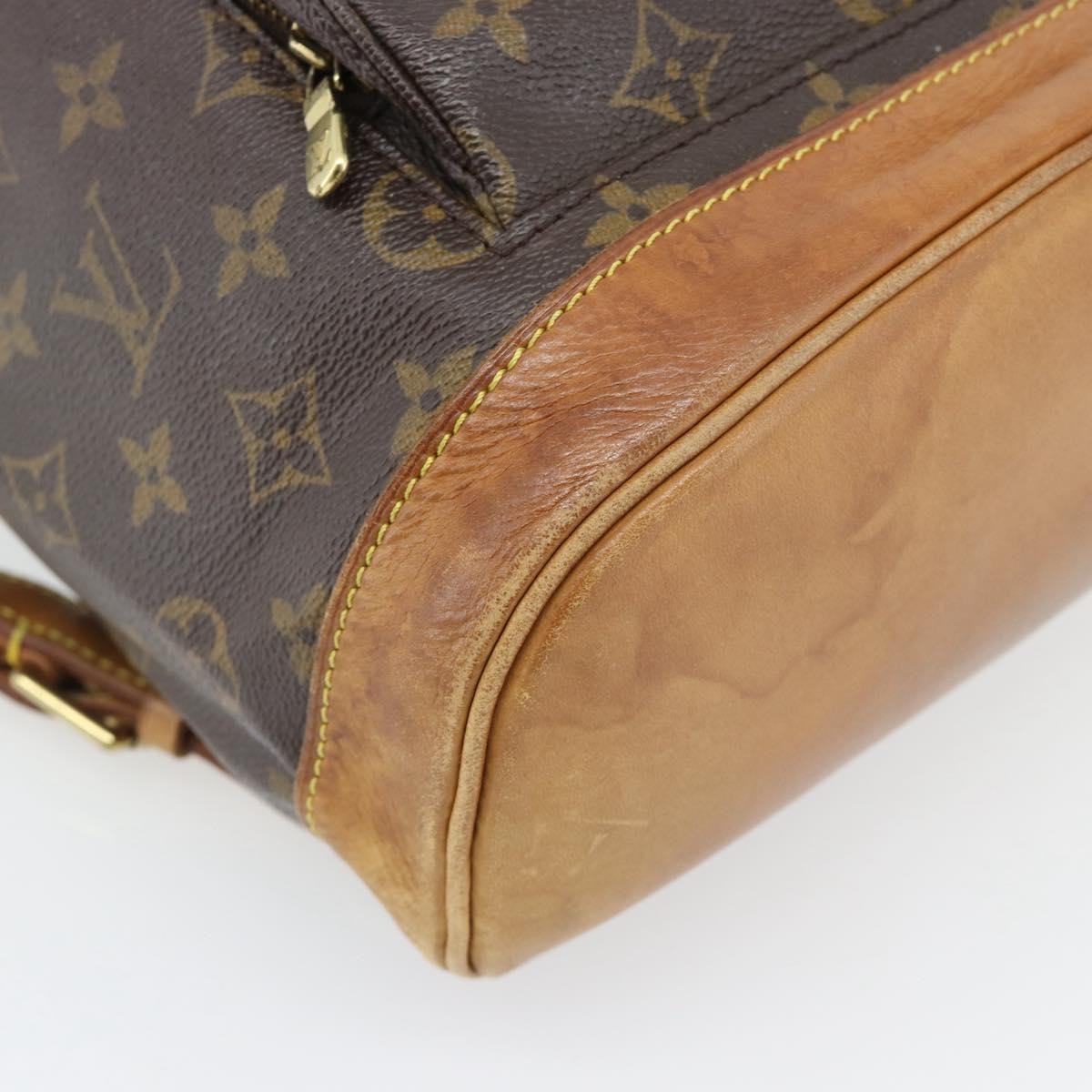 Louis Vuitton Vintage Montsouris Monogram Canvas Brown Canvas Backpack Bag (Pre-Owned)