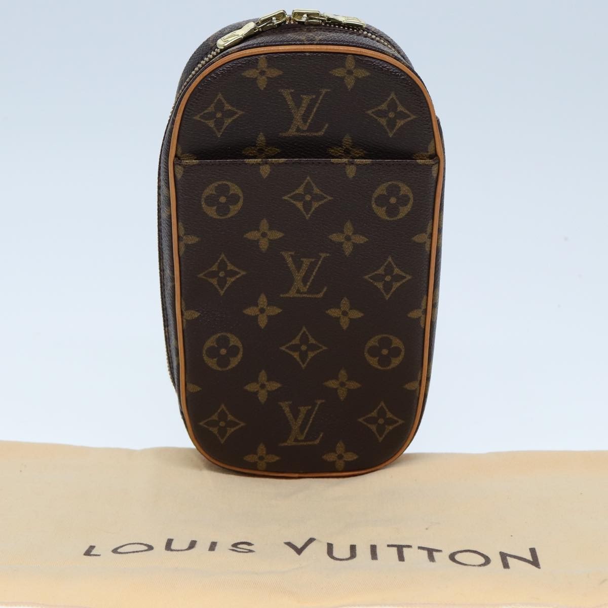 Louis Vuitton Pochette Gange Monogram Canvas Brown Canvas Clutche & Pouche Bag (Pre-Owned)