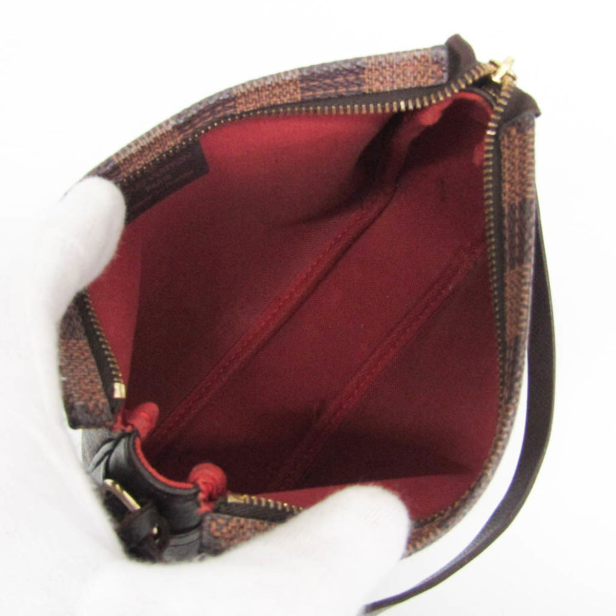 Louis Vuitton Trousse Make Up Damier Canvas Brown Canvas Clutche & Pouche Bag (Pre-Owned)