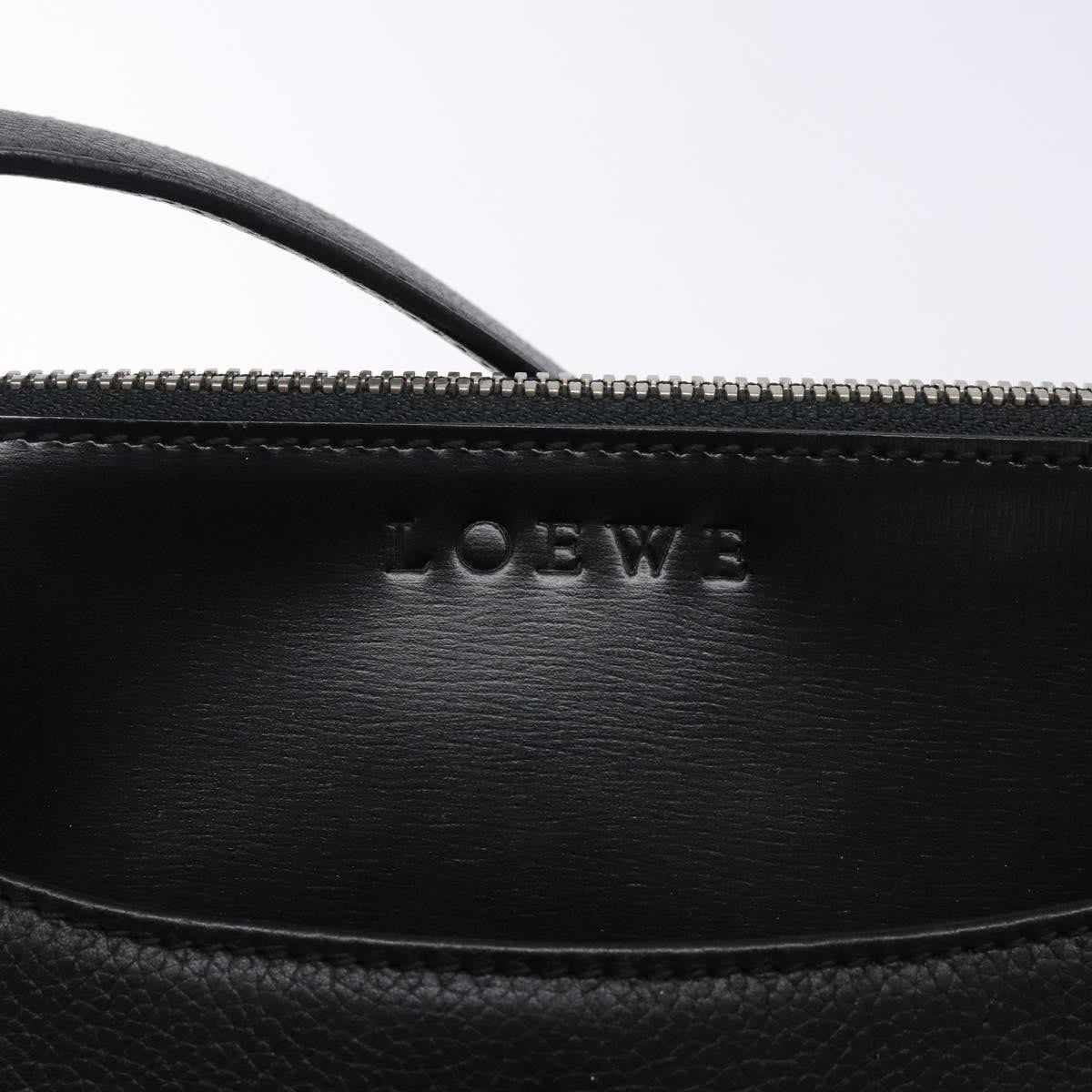 Loewe Vintage Leather Black Leather Shoulder Bag Bag (Pre-Owned)