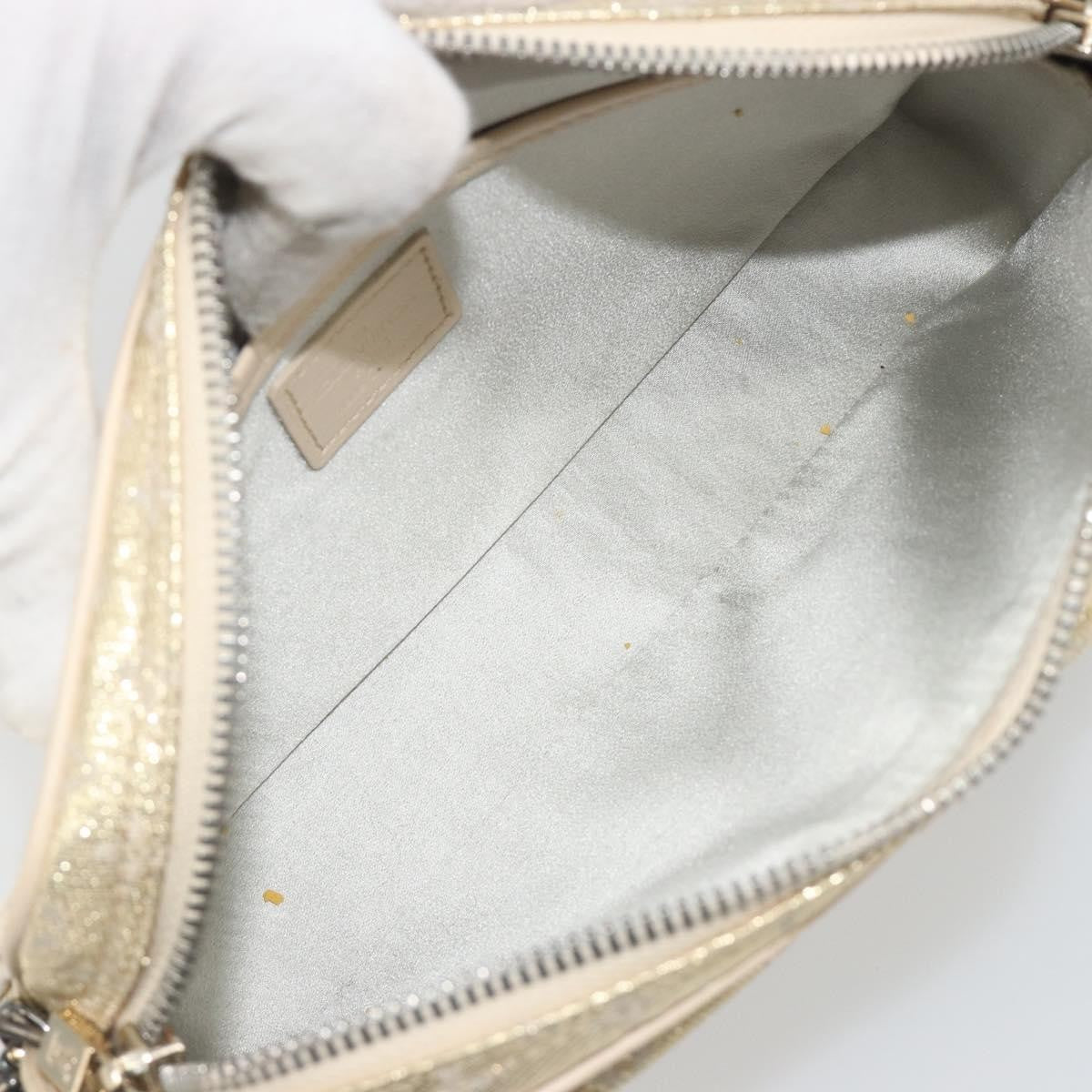 Louis Vuitton Mckenna Mini Lin Gold Canvas Shoulder Bag Bag (Pre-Owned)