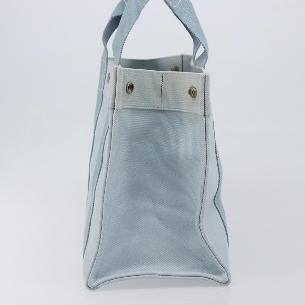 Hermes Bora Bora Toile Blue Canvas Tote Bag Bag (Pre-Owned)