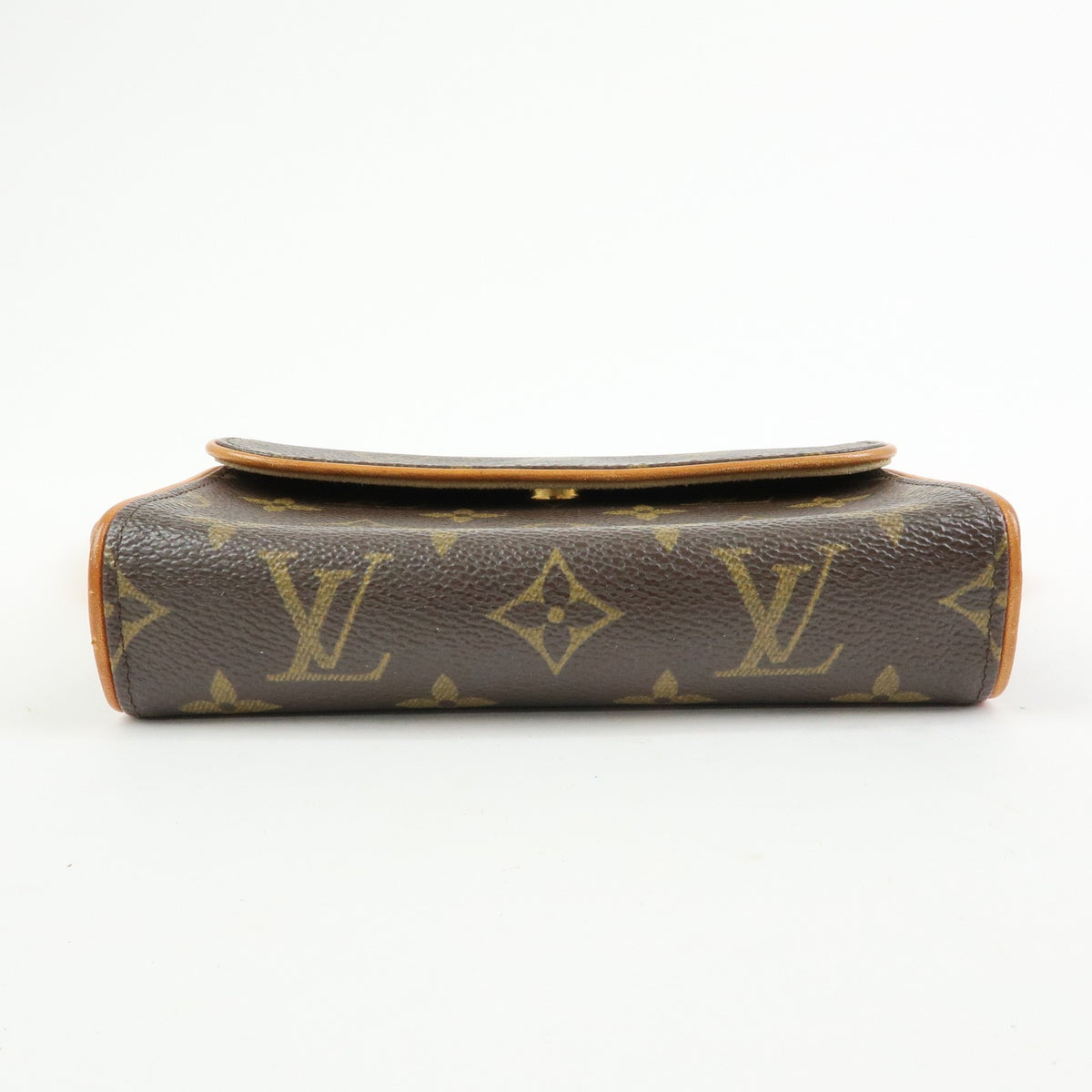 Louis Vuitton Florentine Waist Monogram Canvas Brown Canvas Handbag (Pre-Owned)