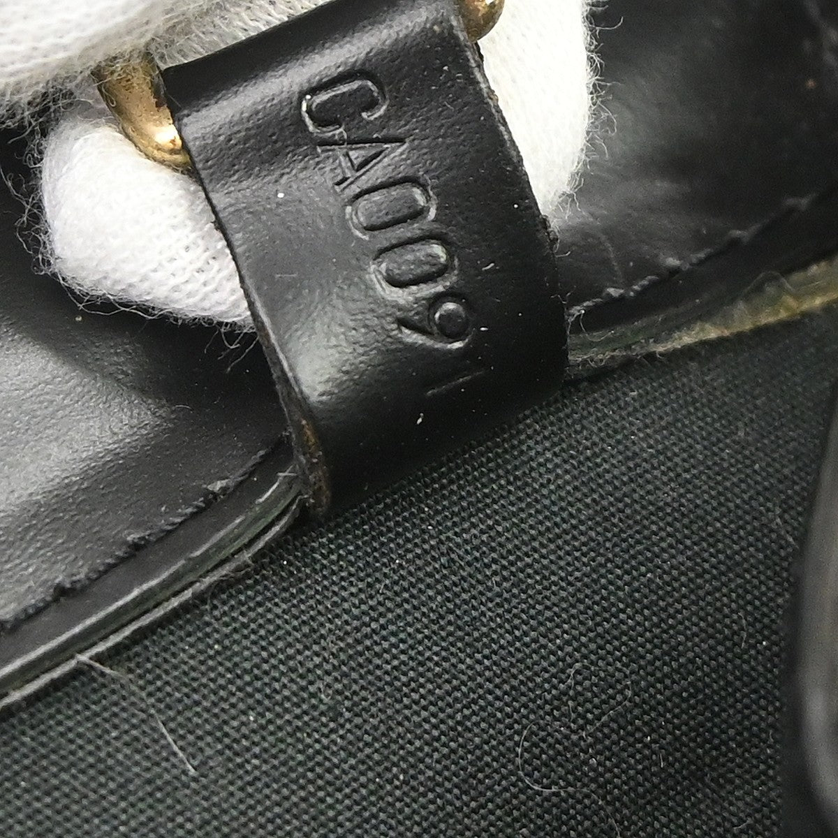 Louis Vuitton Croisette Epi Black Leather Handbag (Pre-Owned)
