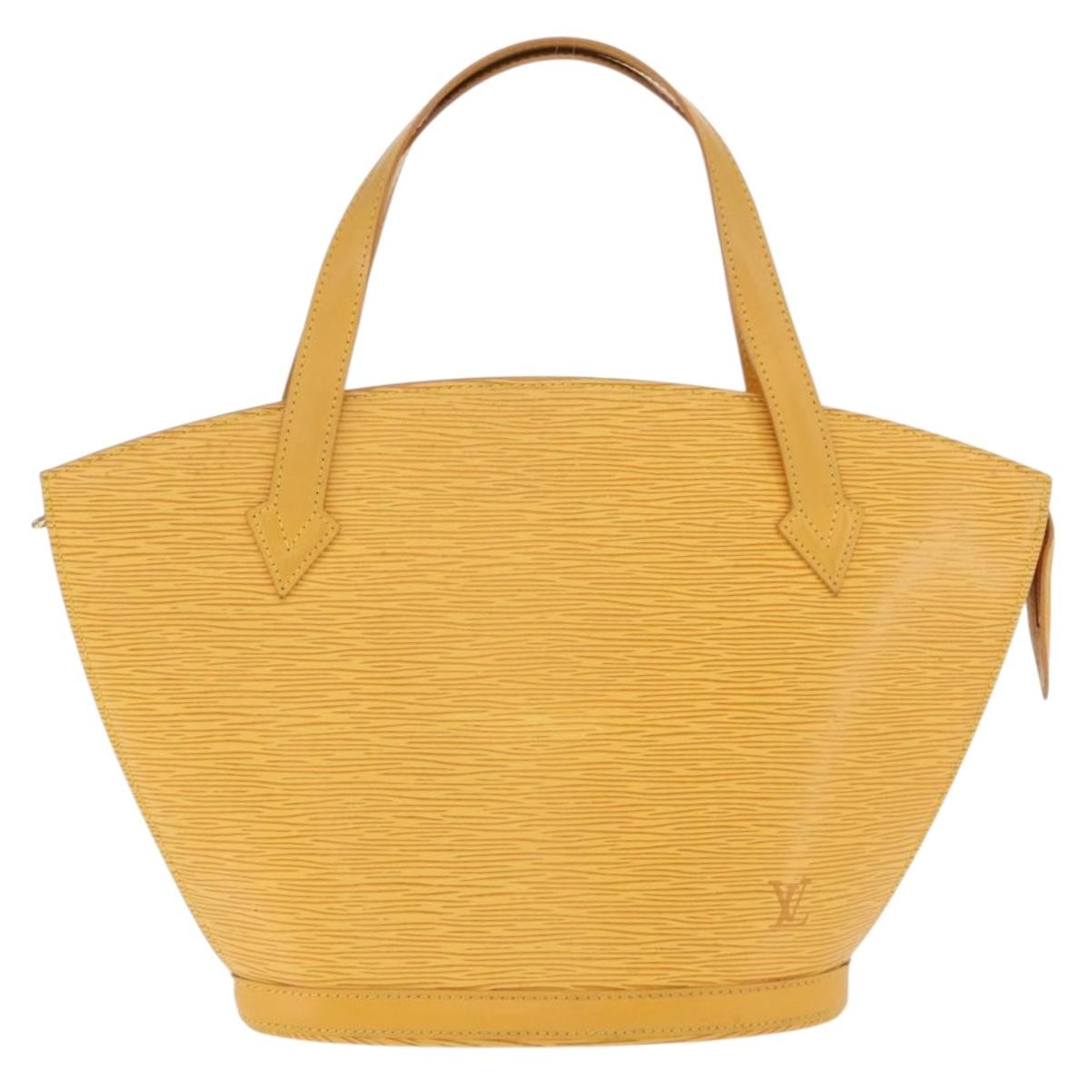 Louis Vuitton Saint Jacques Epi Leather Yellow Leather Handbag (Pre-Owned)