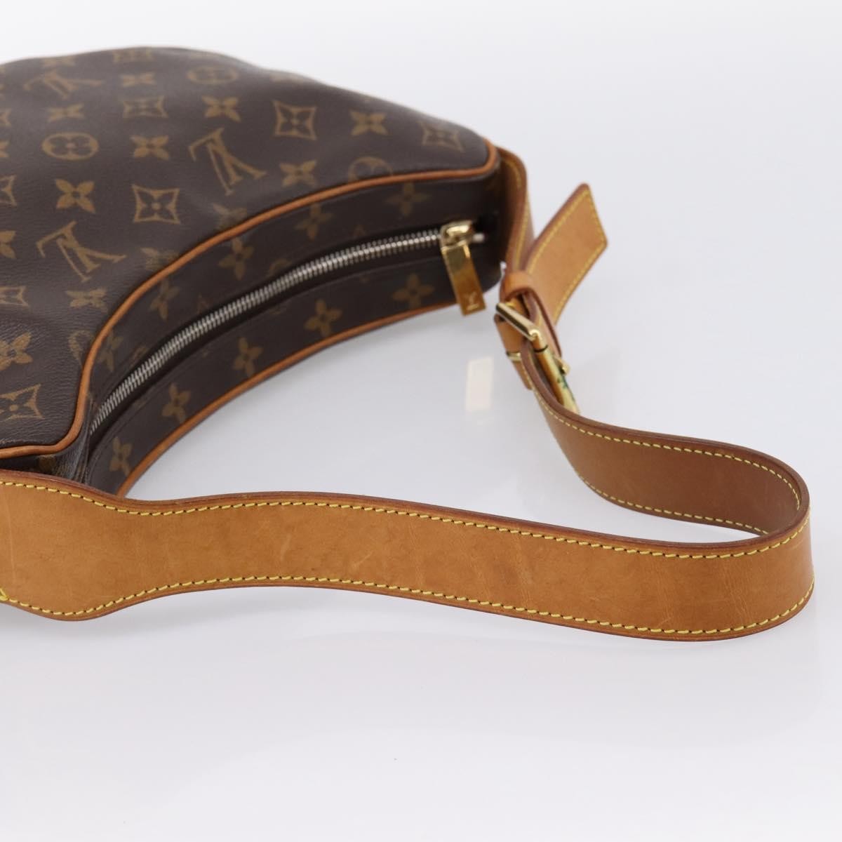 Louis Vuitton Croissant Monogram Canvas Brown Canvas Handbag (Pre-Owned)