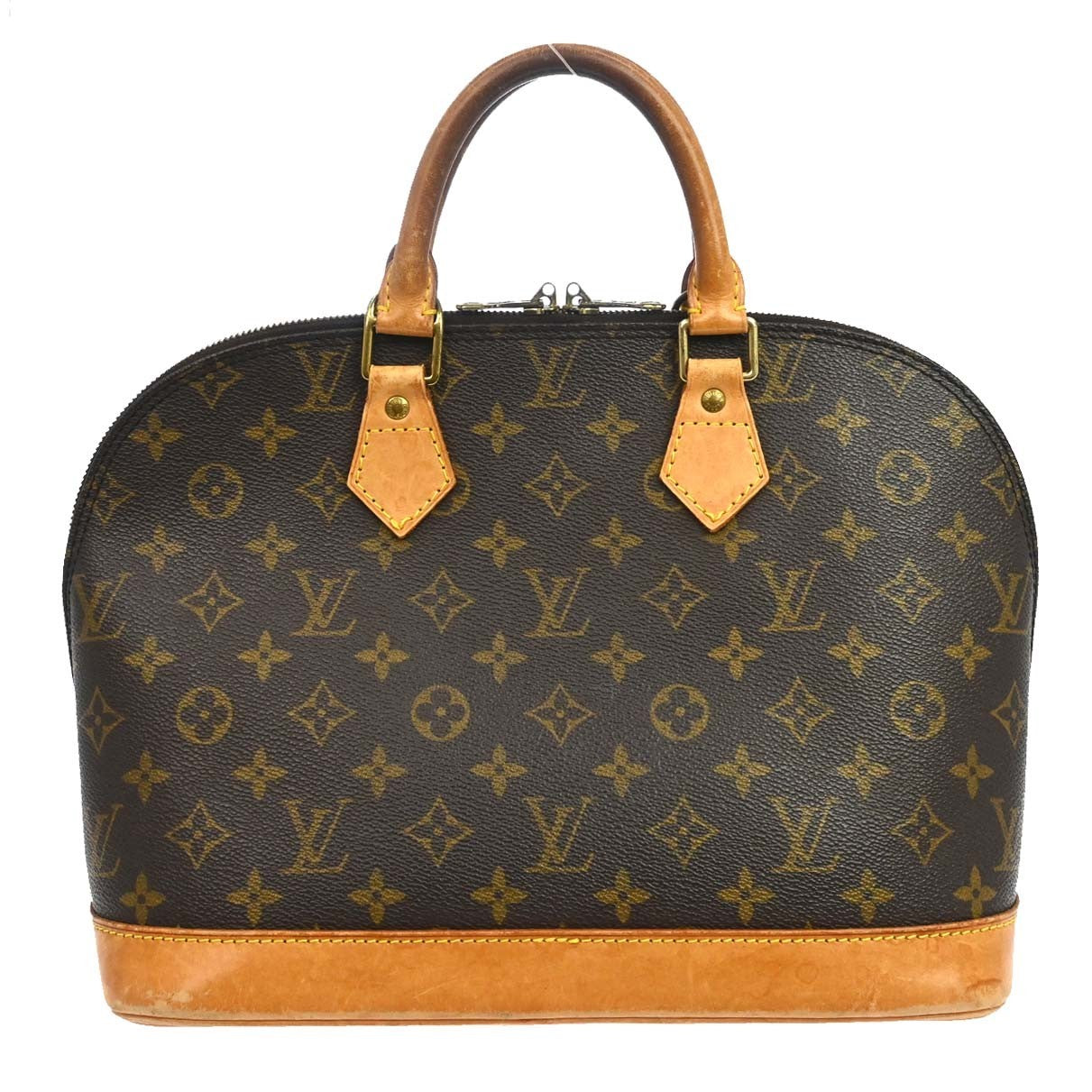 Louis Vuitton Alma Monogram Canvas Brown Canvas Handbag (Pre-Owned)
