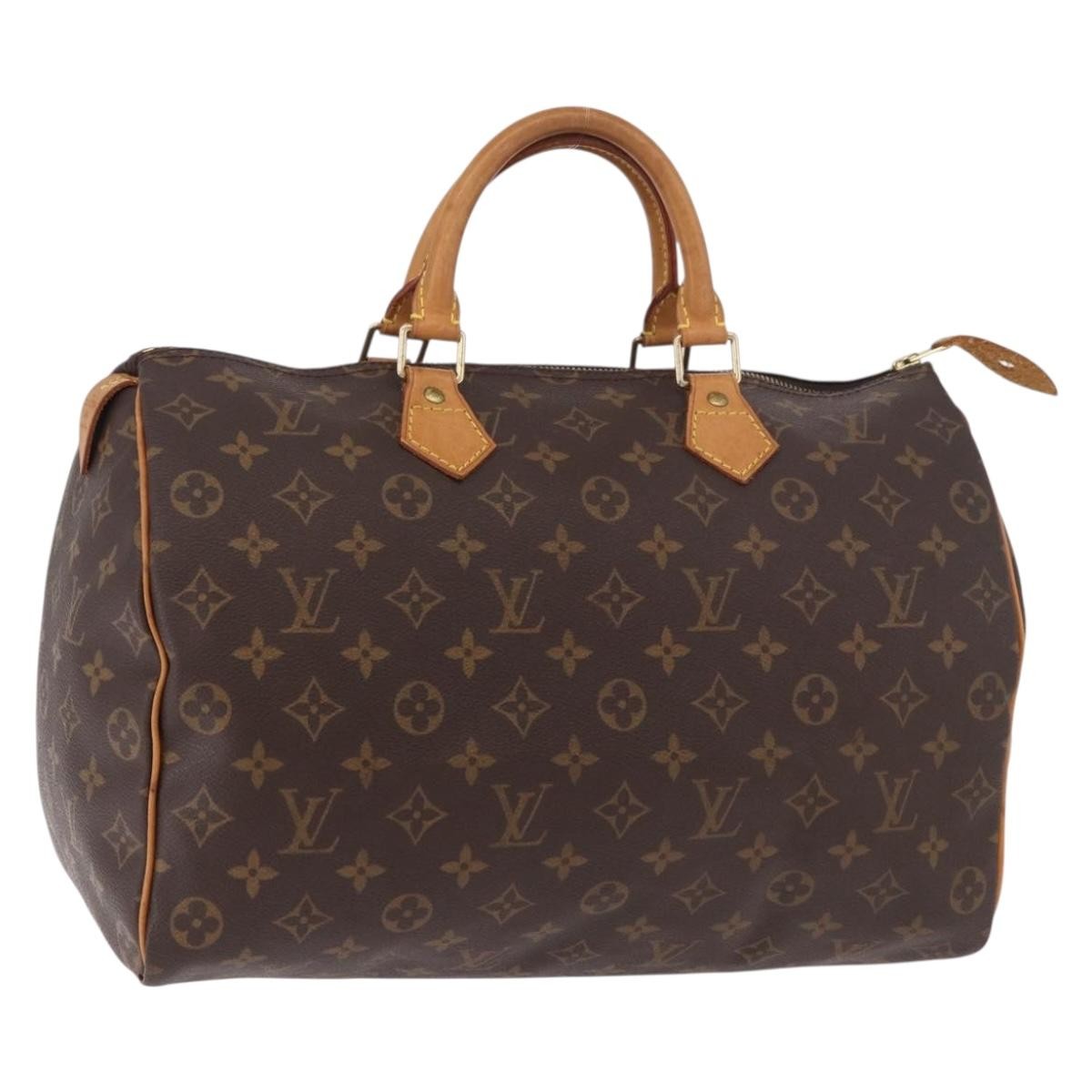 Louis Vuitton Speedy Monogram Canvas Brown Canvas Handbag (Pre-Owned)