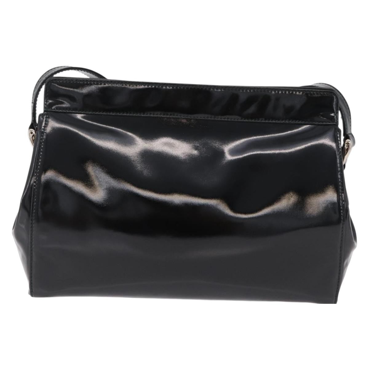 Gucci Shoulder Patent Leather Black Patent_Leather Shoulder Bag Bag (Pre-Owned)