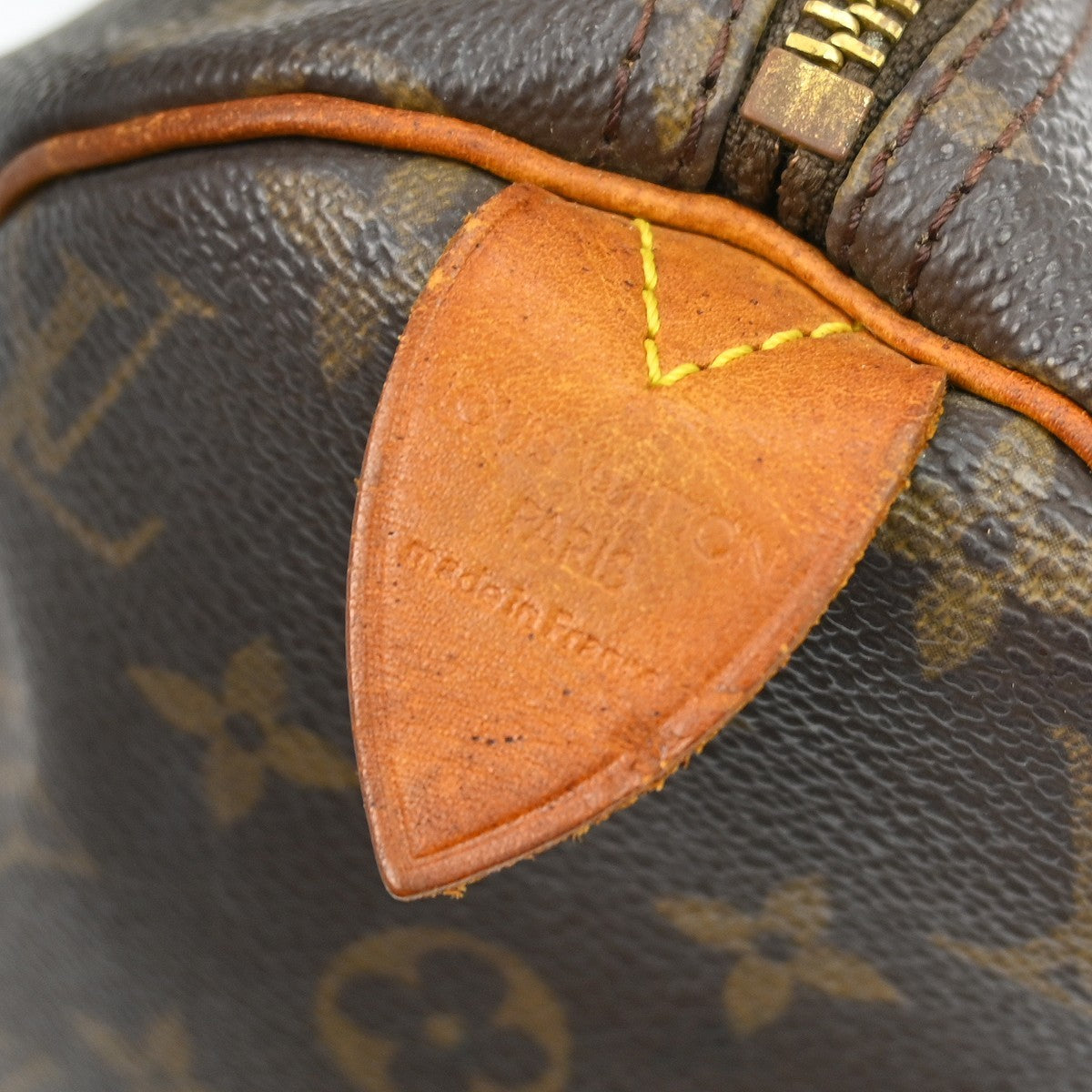 Louis Vuitton Speedy Monogram Brown Canvas Handbag (Pre-Owned)