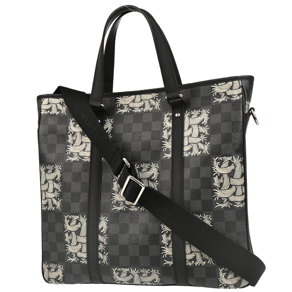 Louis Vuitton Tadao Limited Edition Nemeth Damier Graphite Gray Canvas Tote Bag Bag (Pre-Owned)