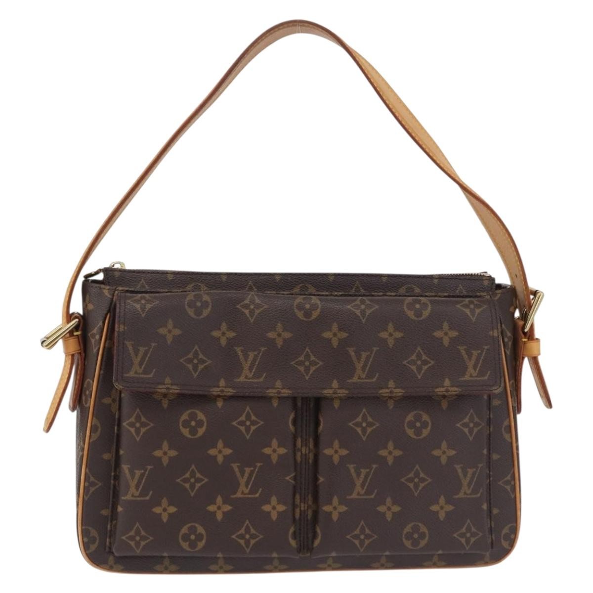 Louis Vuitton Viva Cite Monogram Canvas Brown Canvas Handbag (Pre-Owned)