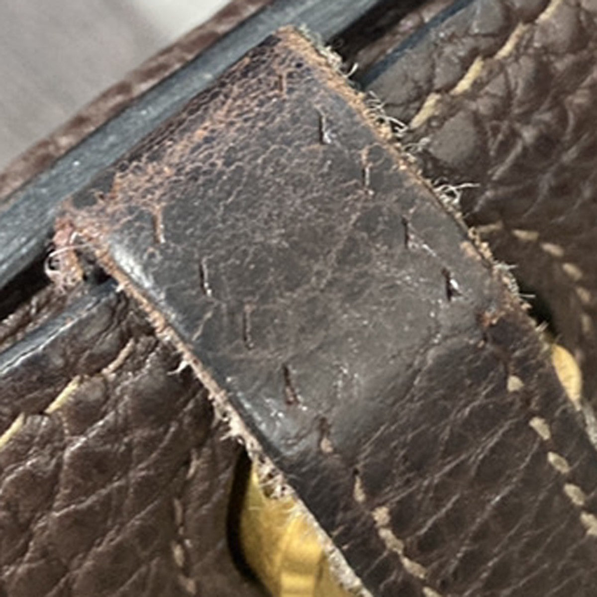 Hermes Dogon Compact Leather Brown Leather Wallets Accessory (Pre-Owned)