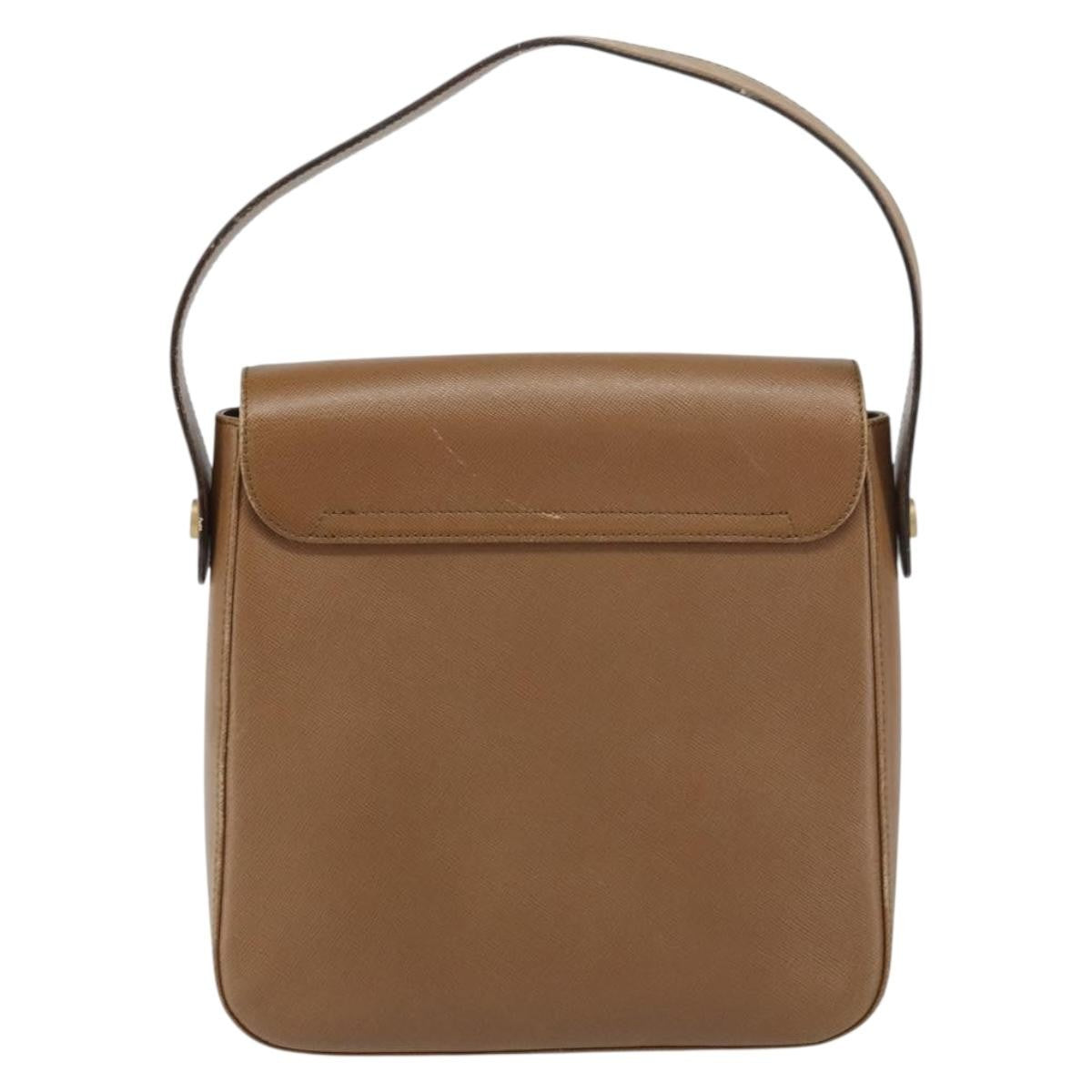 Salvatore Ferragamo Vintage Leather Brown Leather Handbag (Pre-Owned)