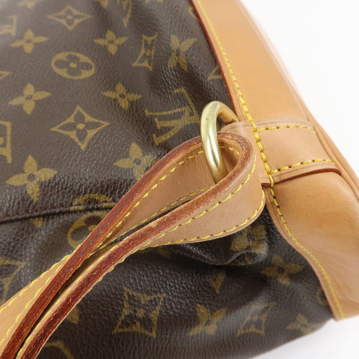 Louis Vuitton Vintage Montsouris Monogram Canvas Brown Canvas Backpack Bag (Pre-Owned)
