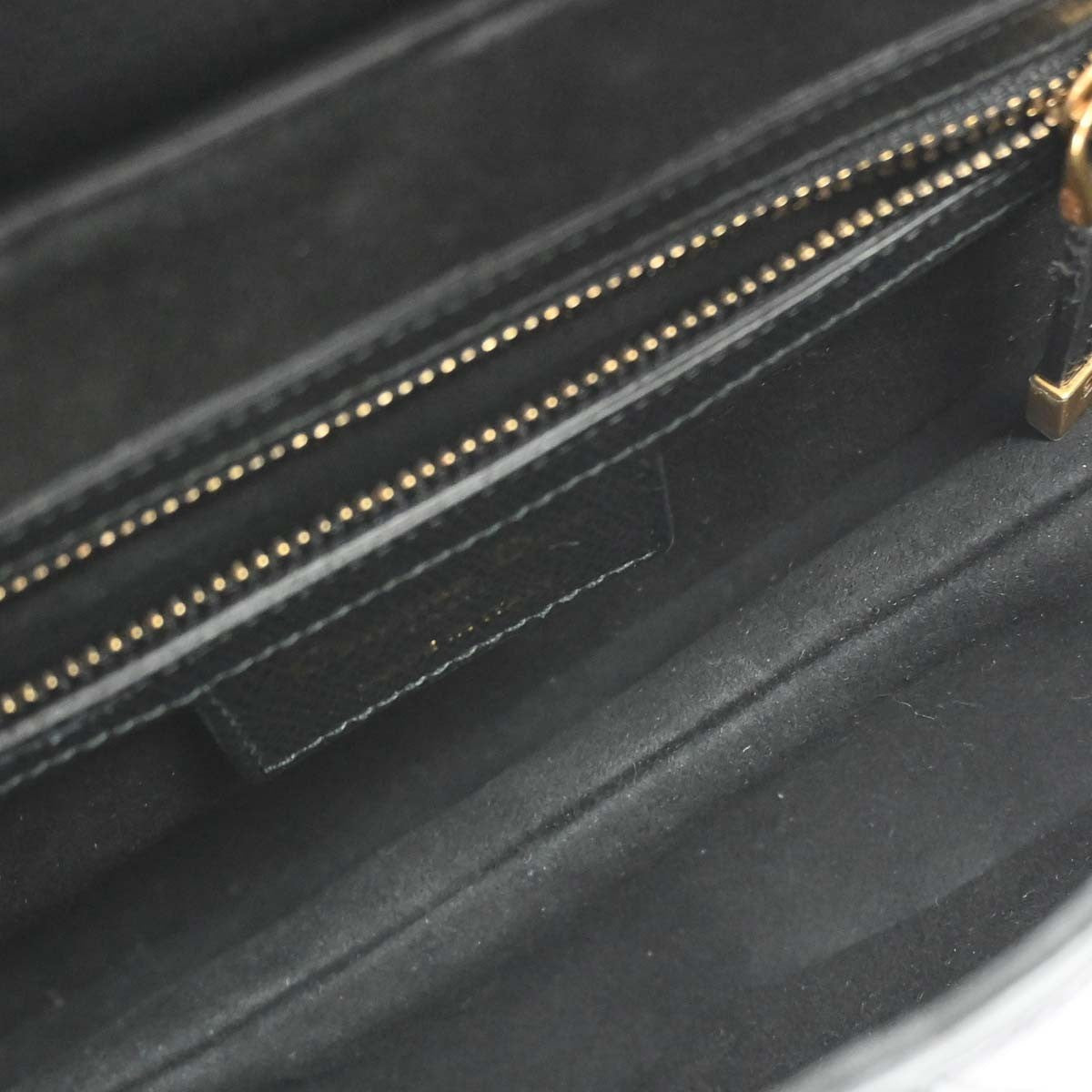 Christian Dior Saddle Leather Black Leather Handbag (Pre-Owned)