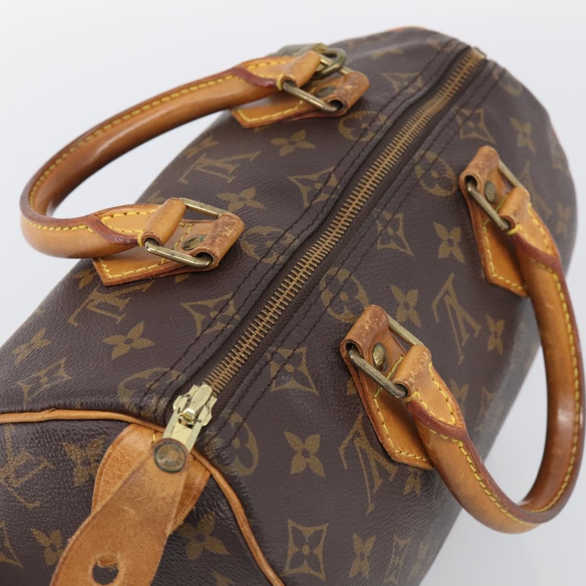Louis Vuitton Speedy Monogram Canvas Brown Canvas Handbag (Pre-Owned)
